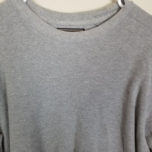 Abercrombie & FItch Mens L Gray Long Sleeves Crew - Picture 3 of 8